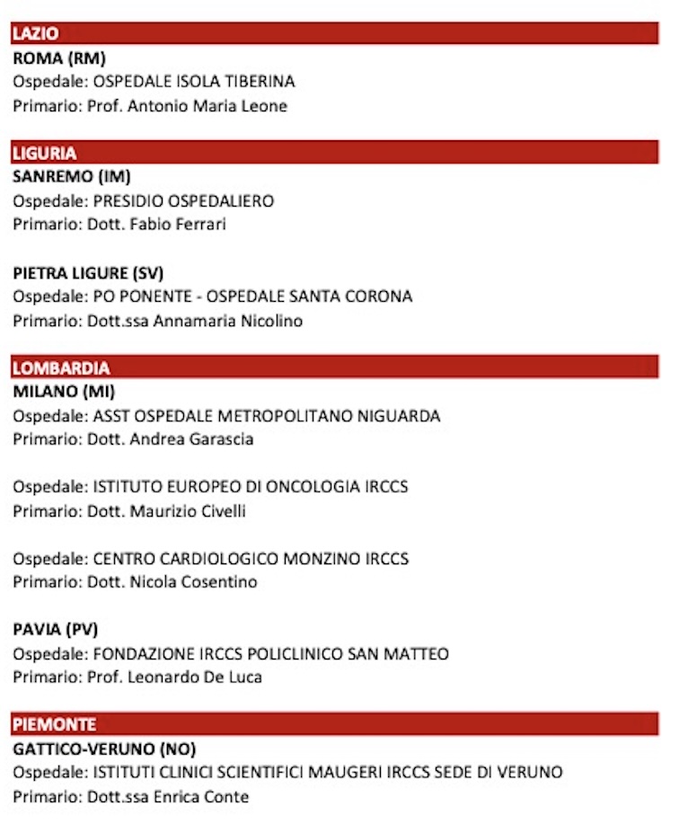 CARDIOLOGIE ADERENTI 