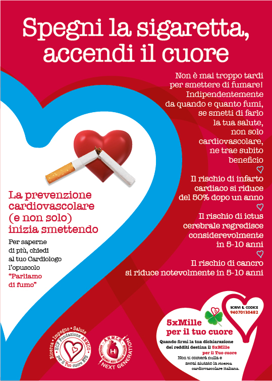 SPEGNI LA SIGARETTA, ACCENDI IL CUORE